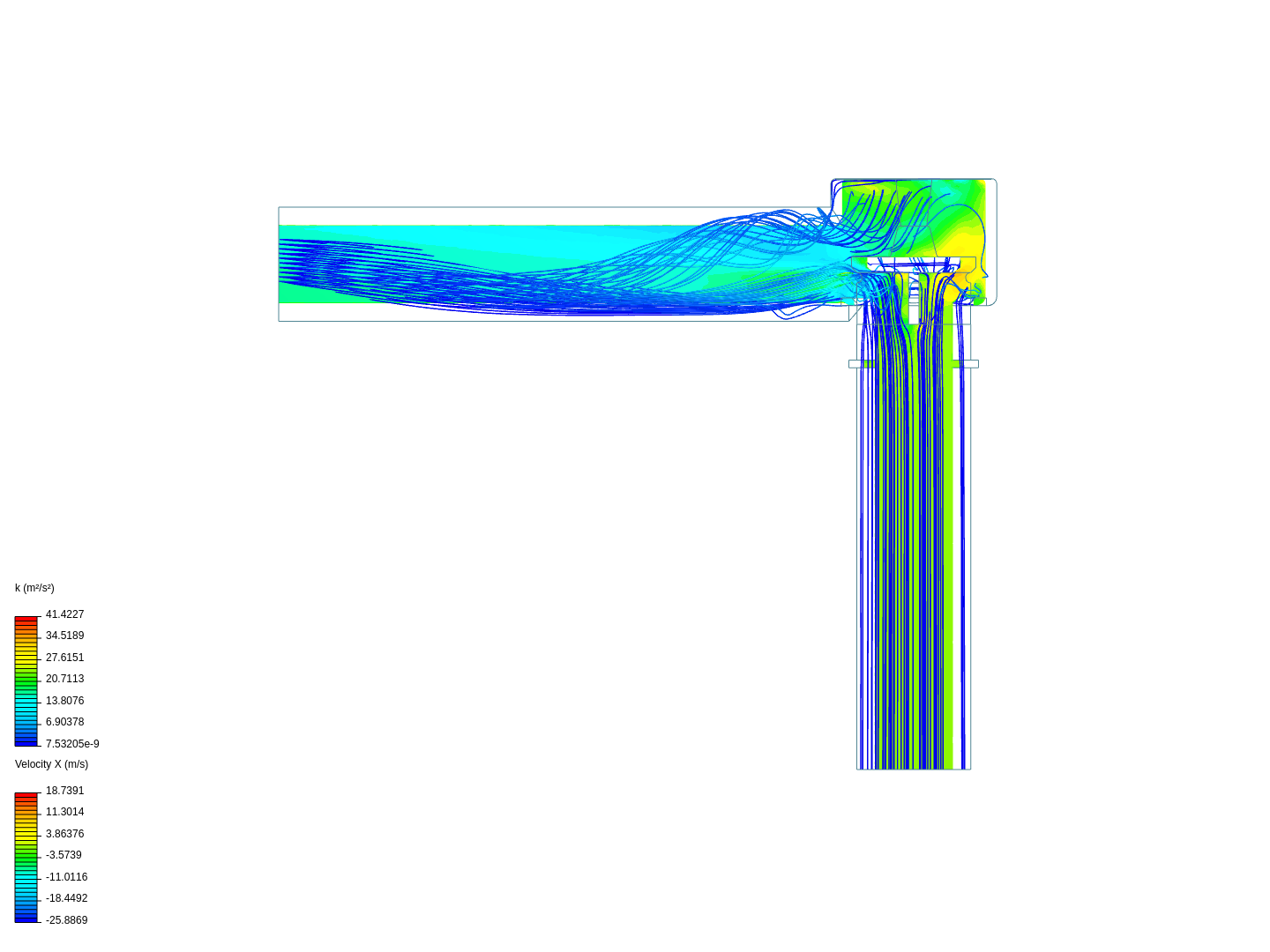 Tutorial: Fluid Flow Through a Valve image