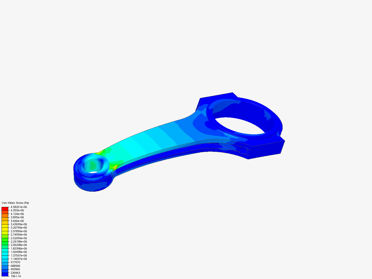 Tutorial 1: Connecting rod stress analysis image