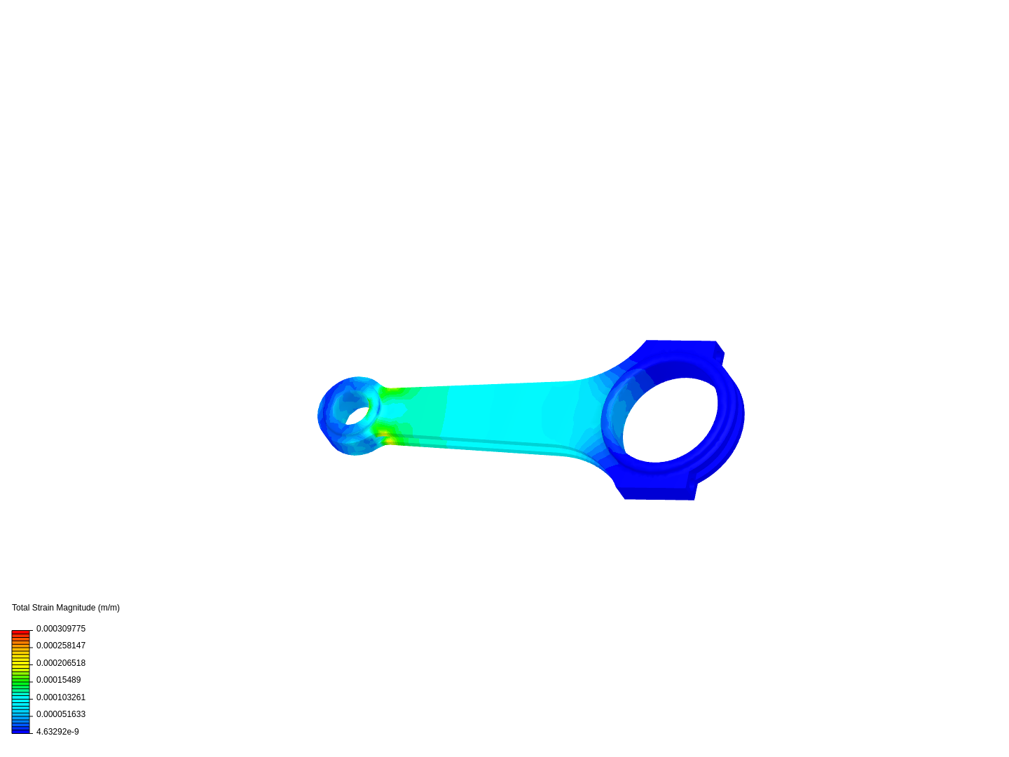 Tutorial 1: Connecting rod stress analysis image