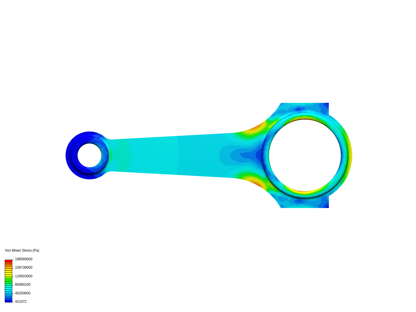 Tutorial-01: Connecting rod stress analysis image