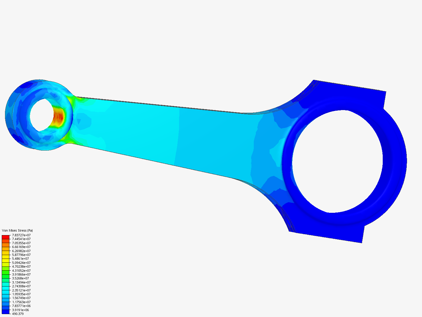 Tutorial 1: Connecting rod stress analysis image