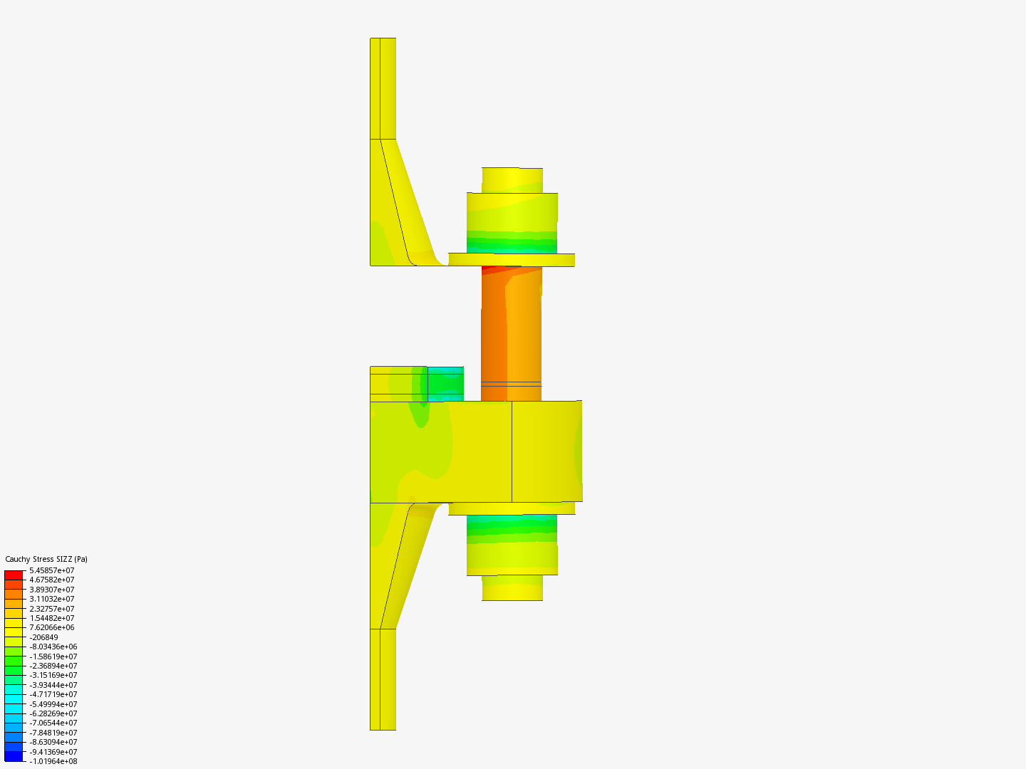 Validation Case: Flange Bolt Pretension - Rubber - Copy image