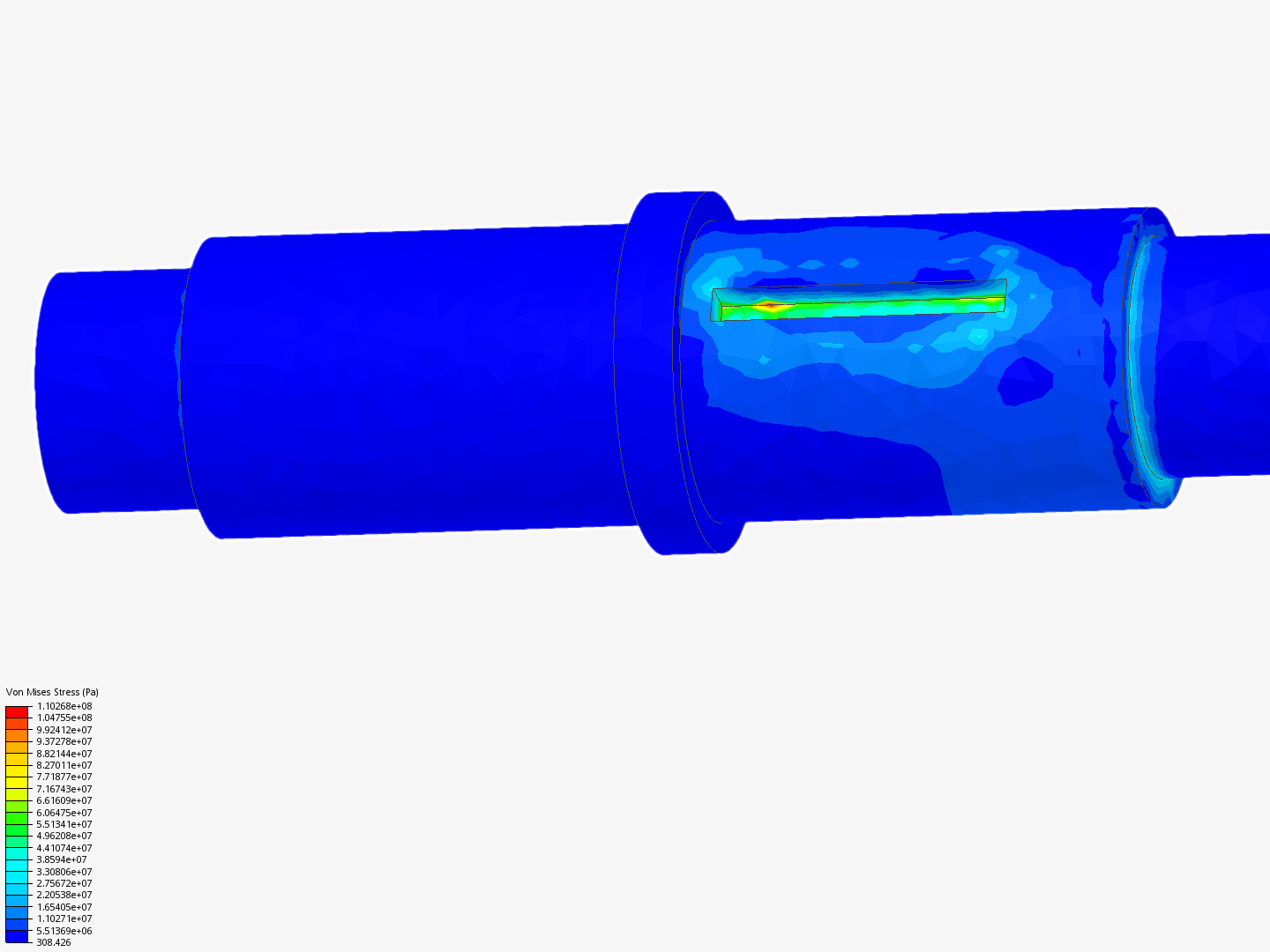 Shaft FEA image