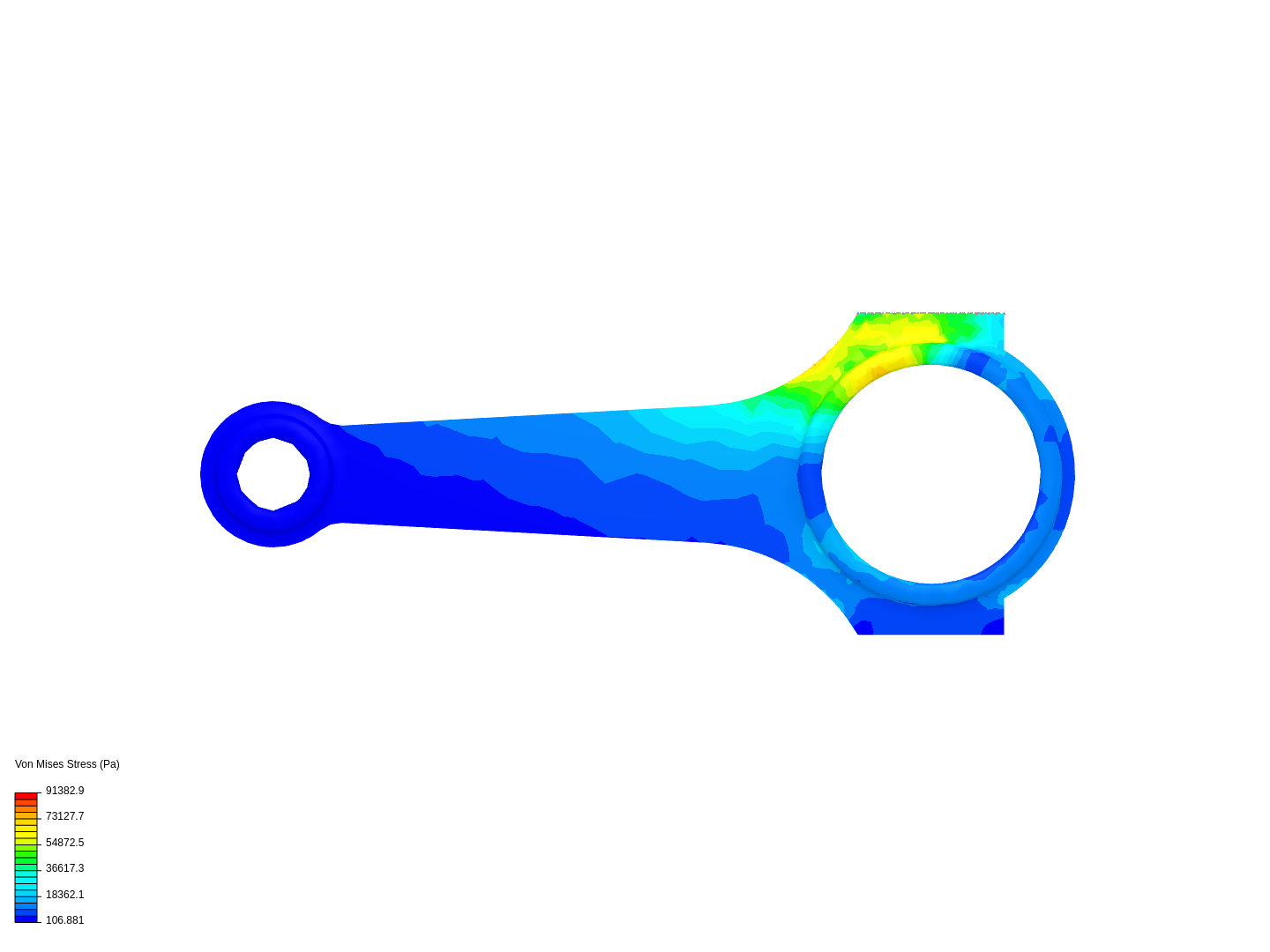 Tutorial 1: Connecting rod stress analysis image