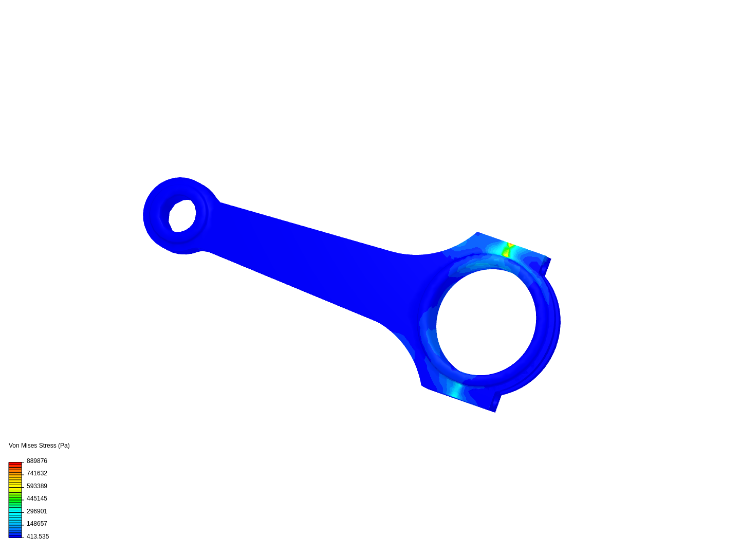 Tutorial 1: Connecting rod stress analysis image