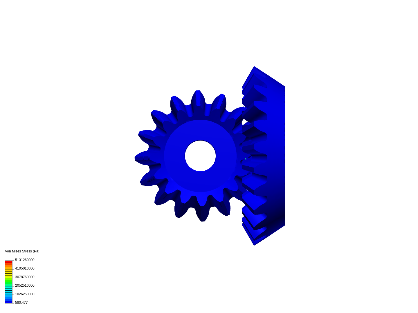 Example for dynamic FEA image