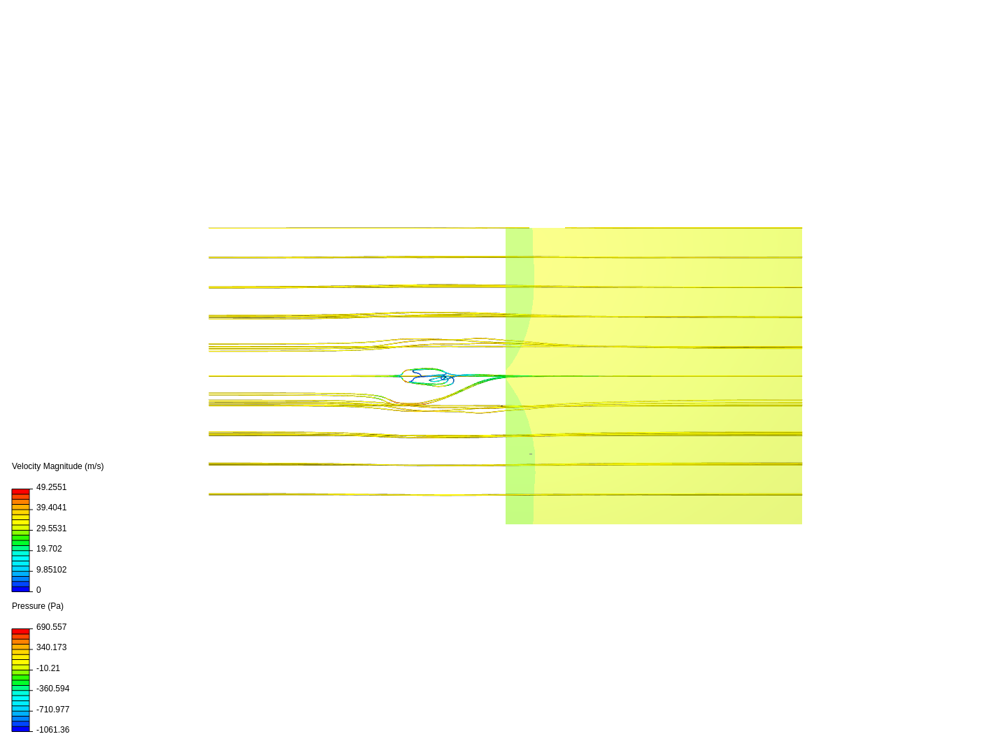 Cfd analysis of airflow through L Gear image