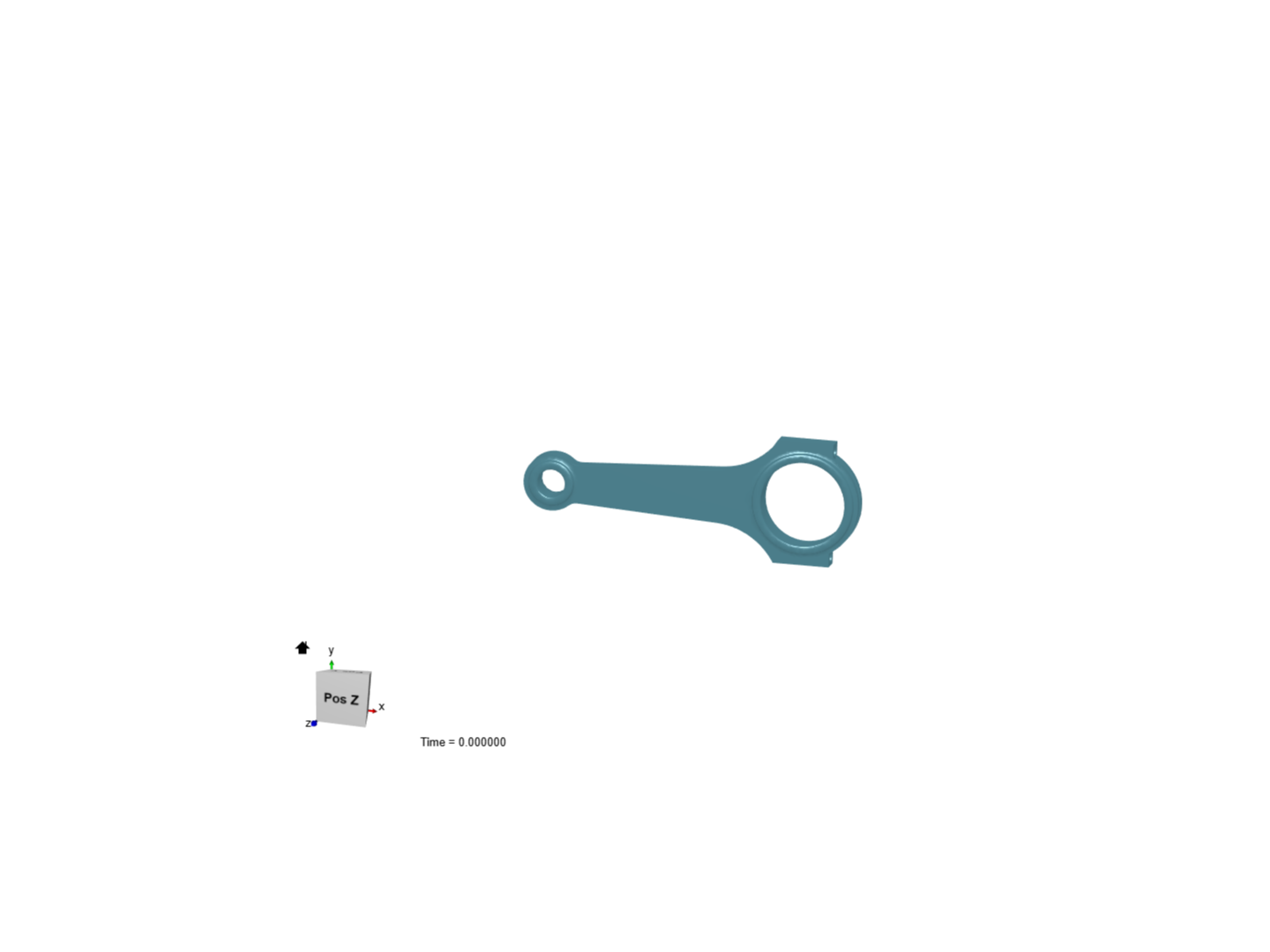 Tutorial 1: Connecting rod stress analysis image