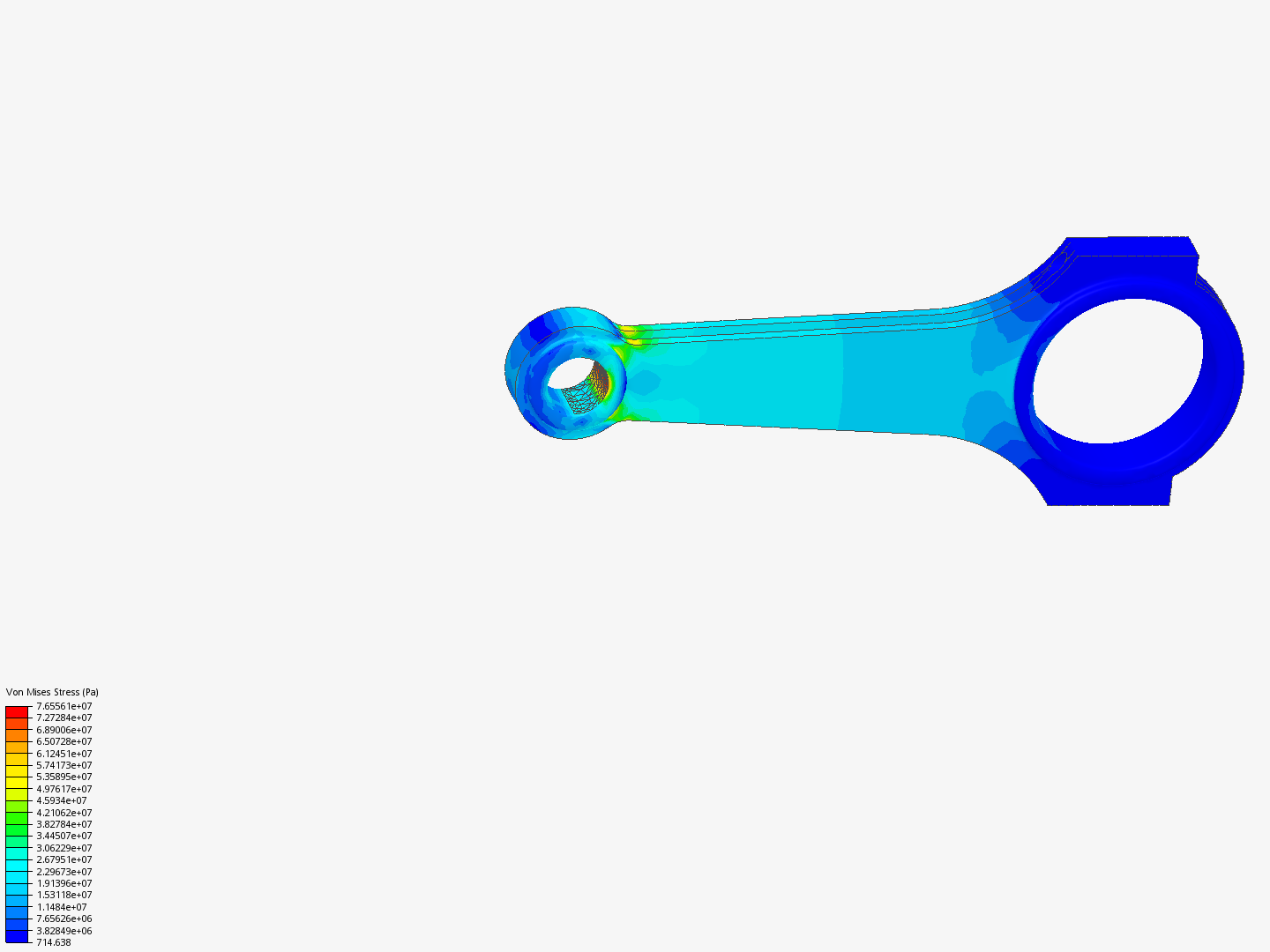 Tutorial 1: Connecting rod stress analysis image