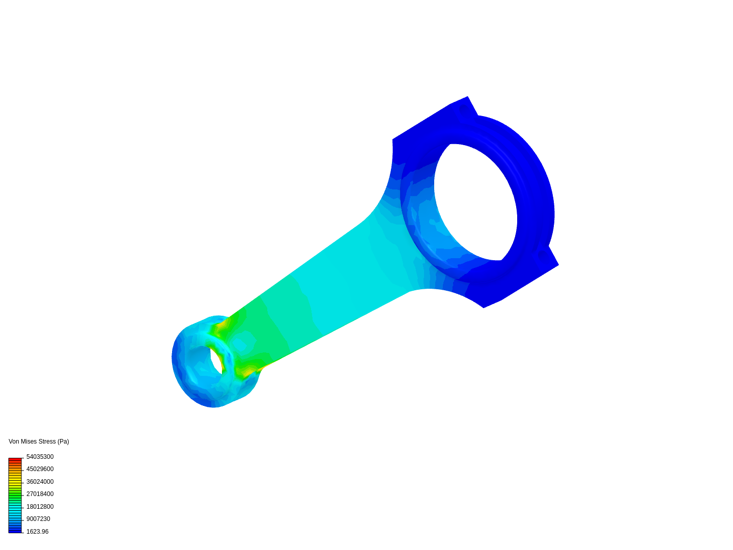 Tutorial 1: Connecting rod stress analysis image