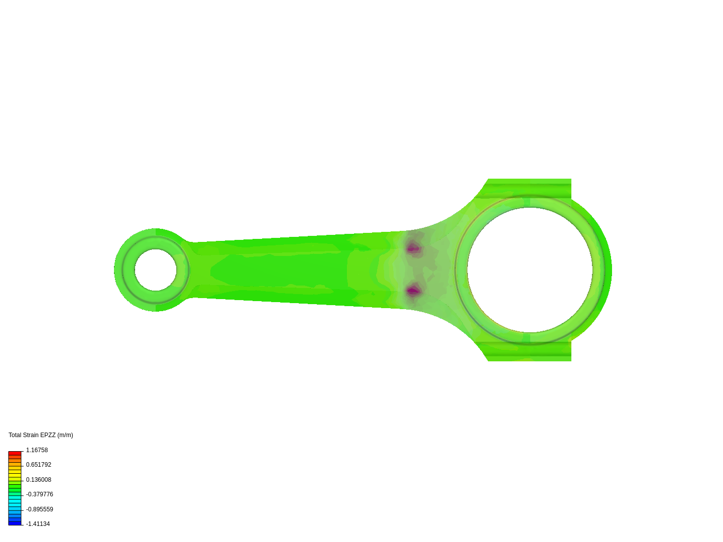 Tutorial 1: Connecting rod stress analysis image