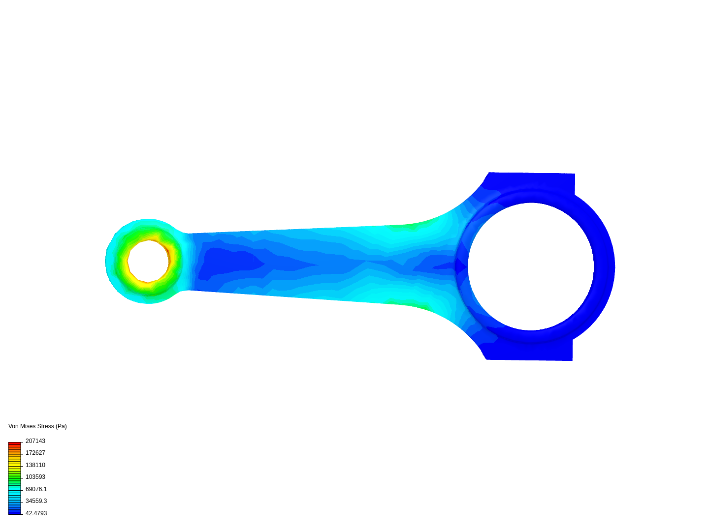 Tutorial 1: Connecting rod stress analysis image