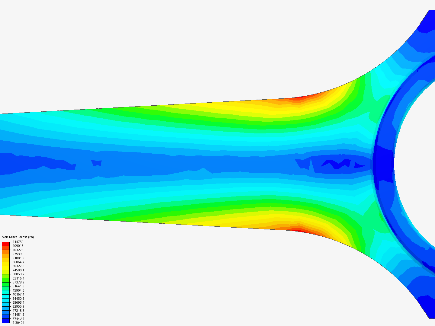 Tutorial 1: Connecting rod stress analysis image