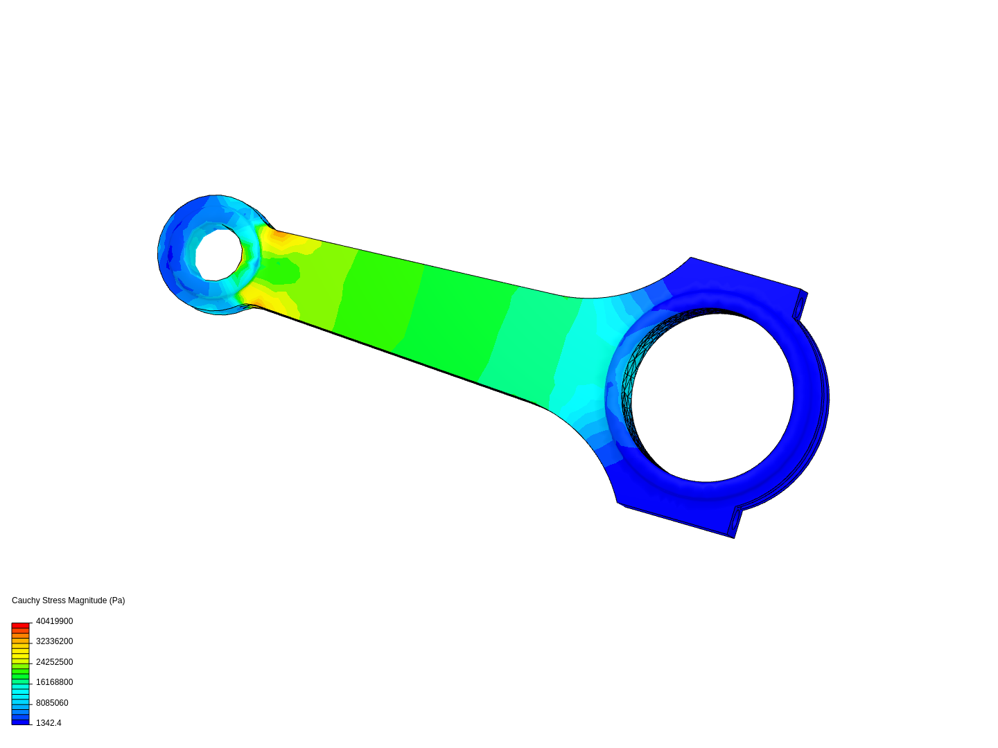 Tutorial 1: Connecting rod stress analysis image