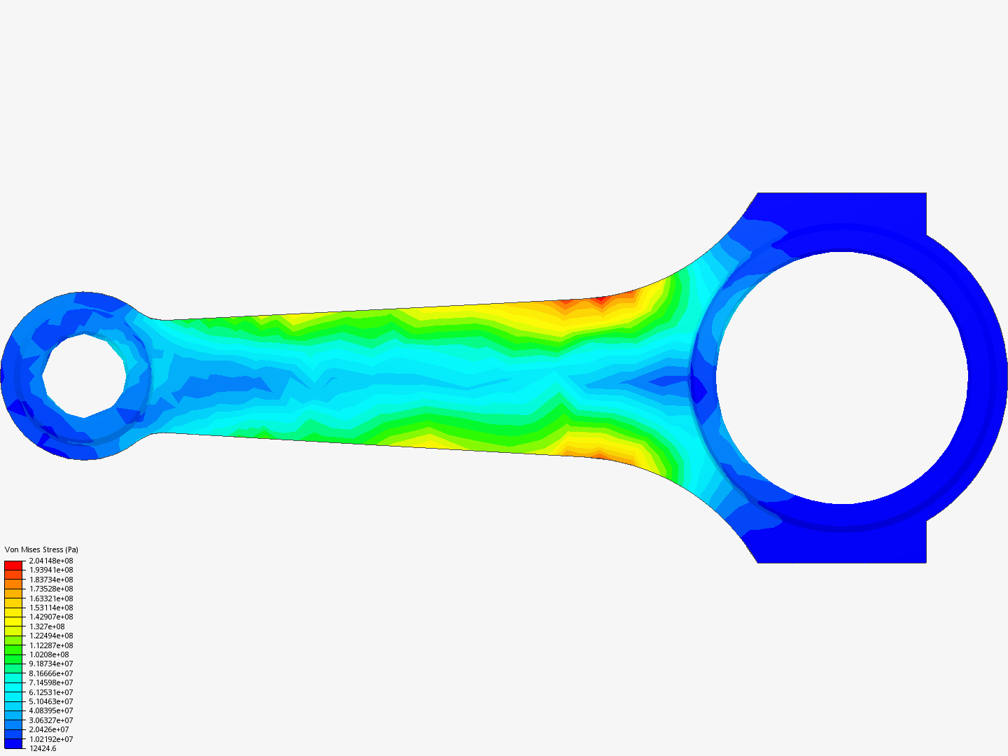 Tutorial 1: Connecting rod stress analysis image