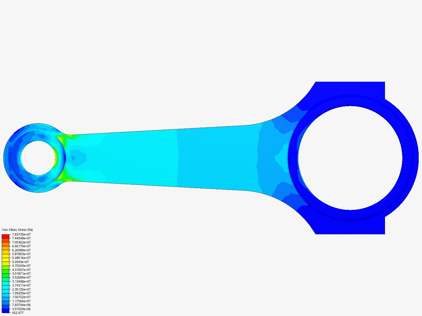 Tutorial 1: Connecting rod stress analysis image