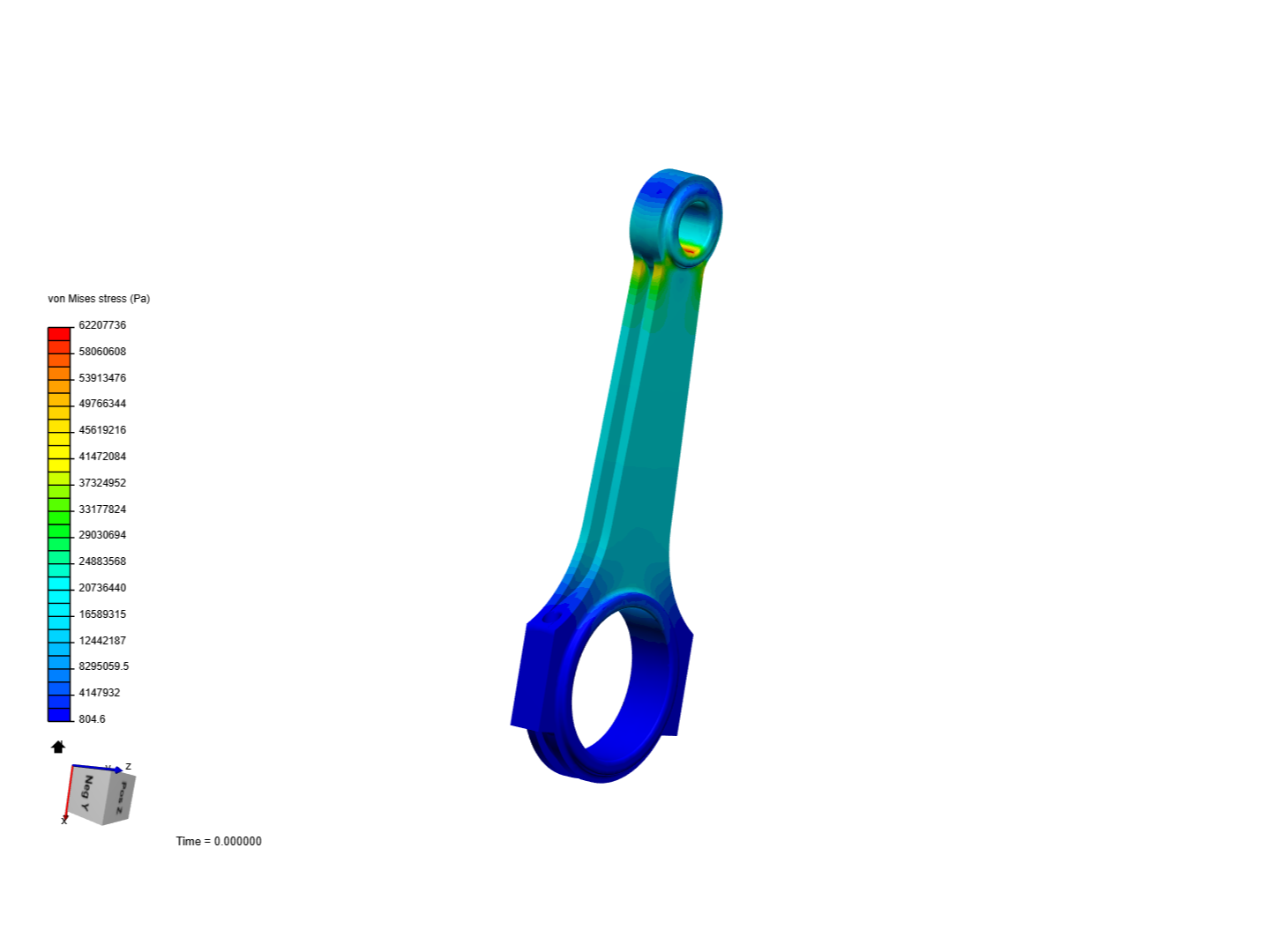 Tutorial 1: Connecting rod stress analysis image