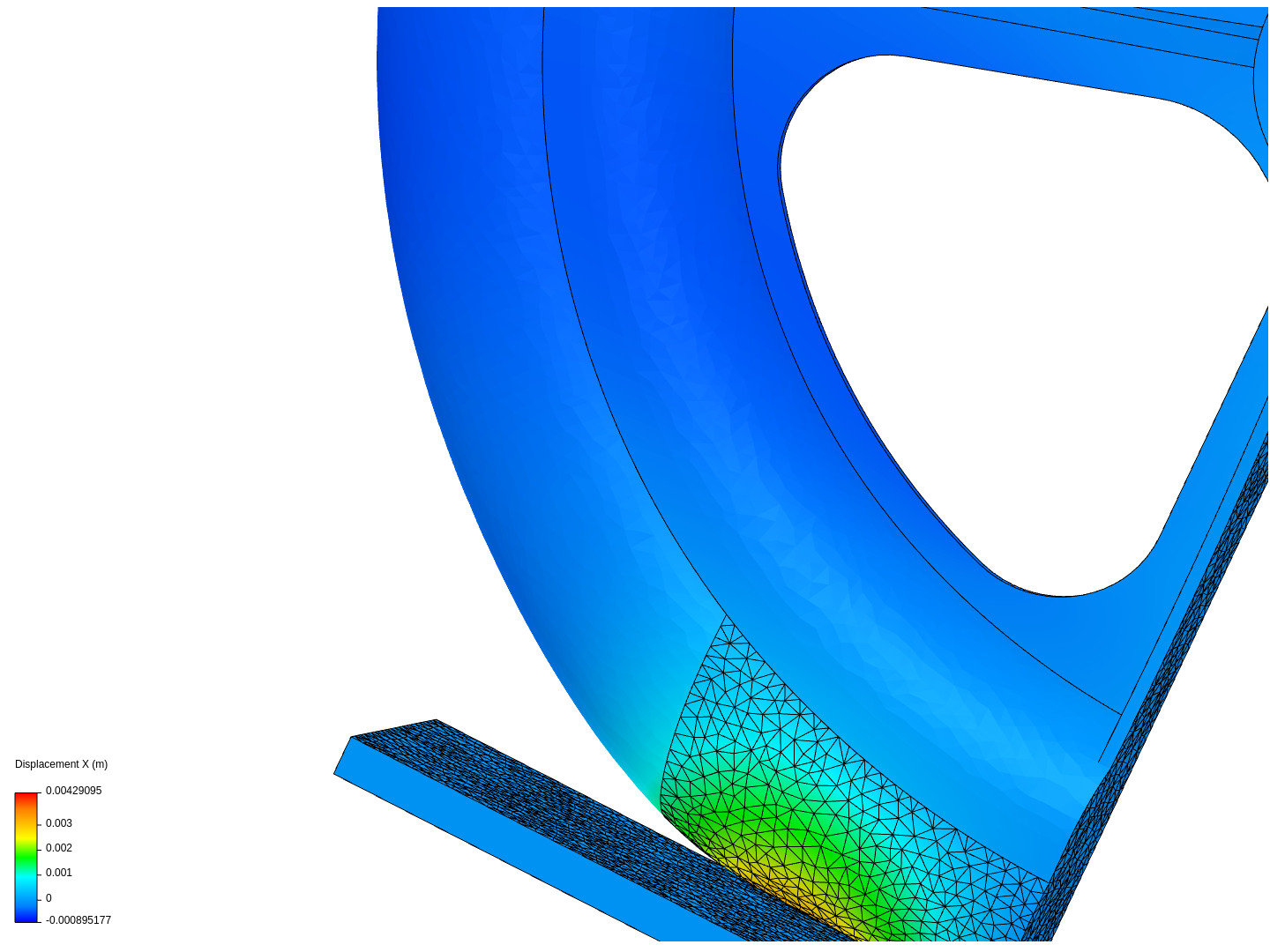 Tutorial: Nonlinear Analysis of a Wheel image