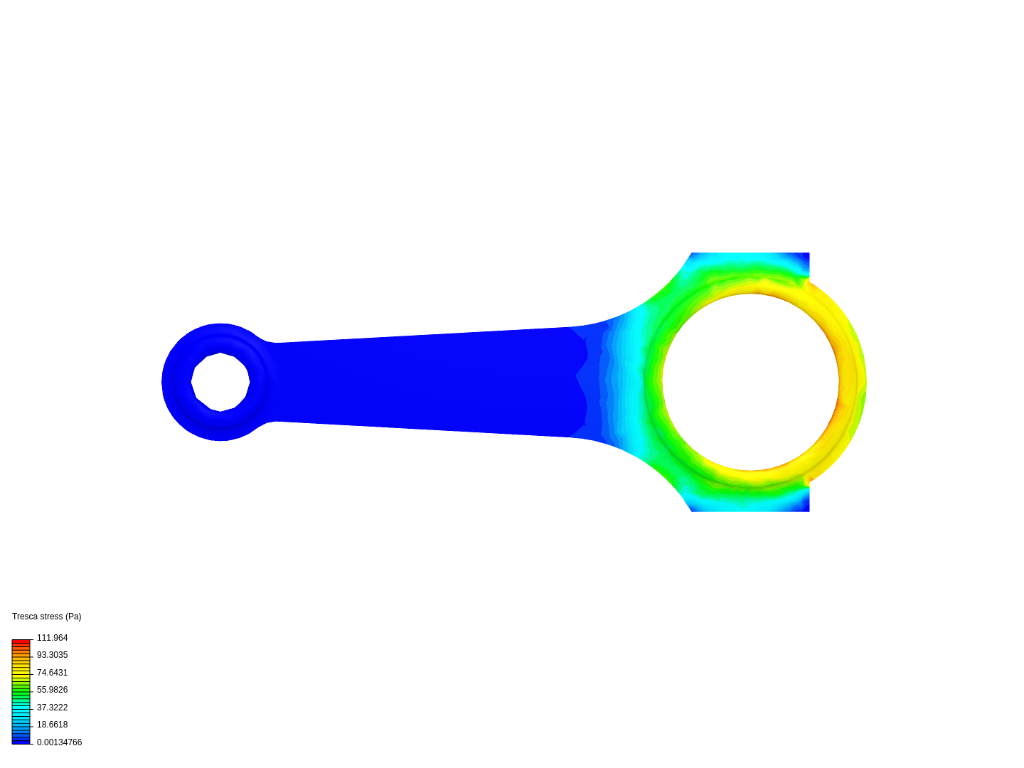 Tutorial 1: Connecting rod stress analysis image