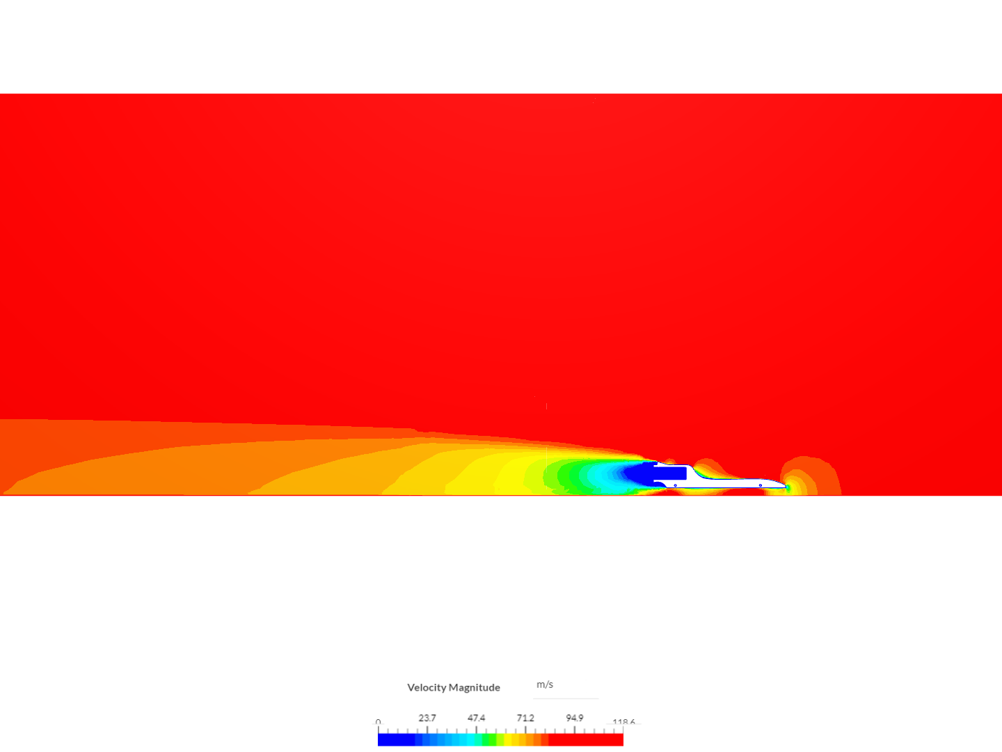 Aerodynamics of a race car image