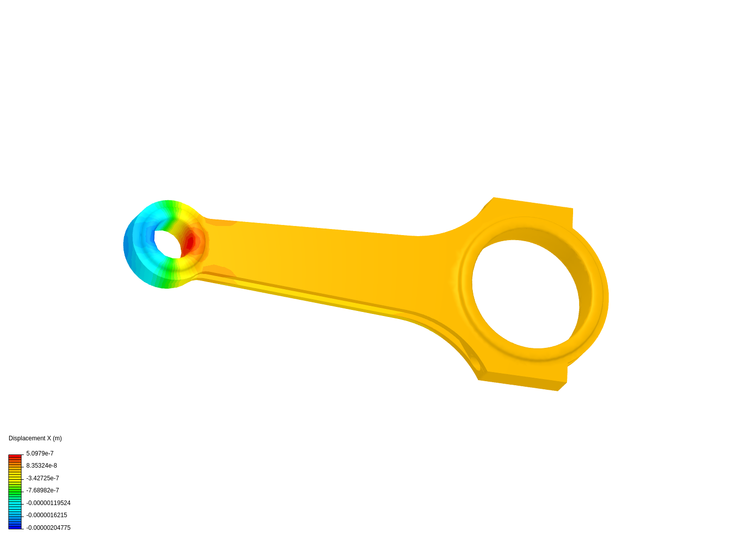 Tutorial 1: Connecting rod stress analysis image