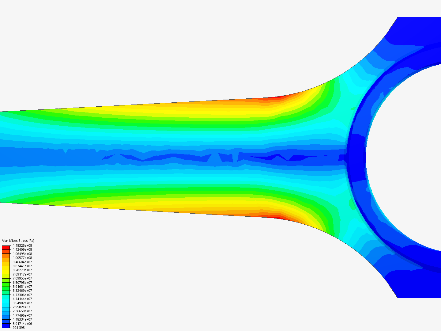 Tutorial 1: Connecting rod stress analysis image