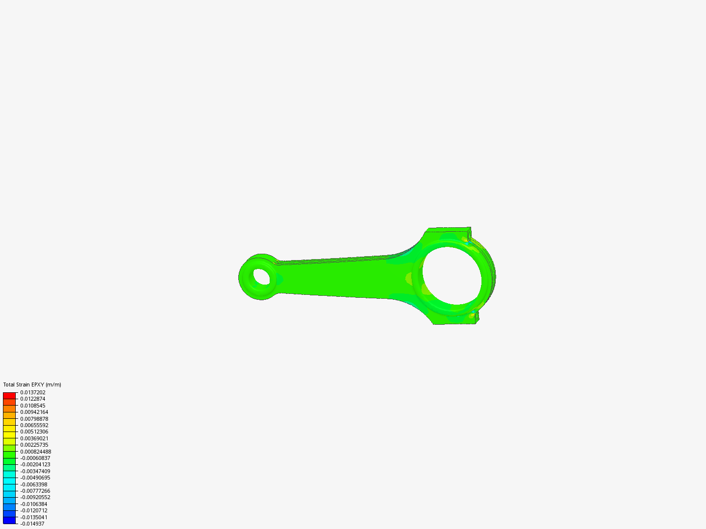 Tutorial 1: Connecting rod stress analysis image