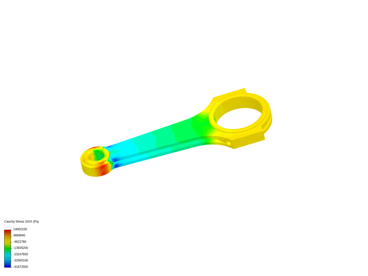 Tutorial 1: Connecting rod stress analysis image