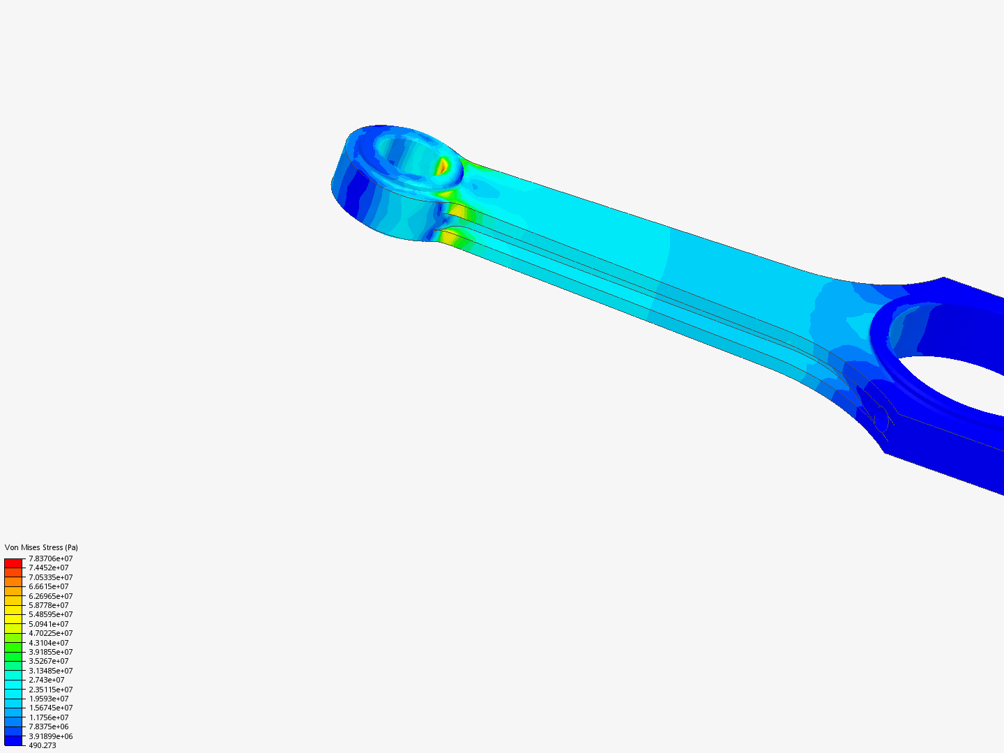 Tutorial 1: Connecting rod stress analysis image