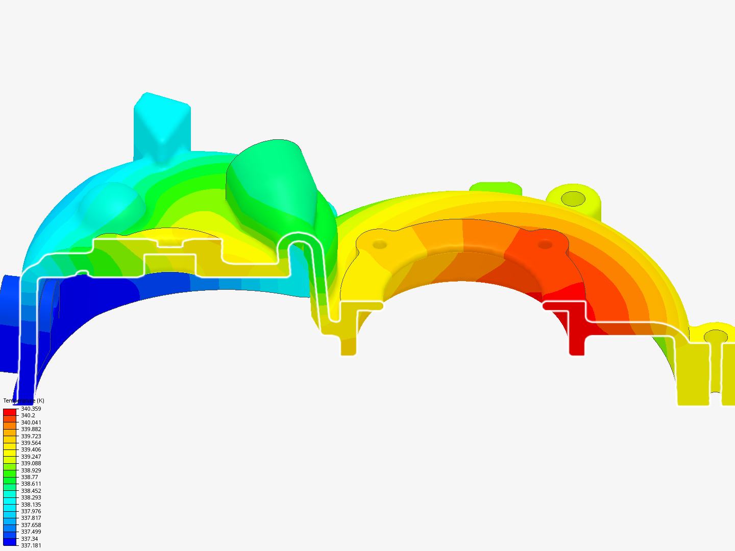 Tutorial: Thermal Analysis of a Differential Casing image