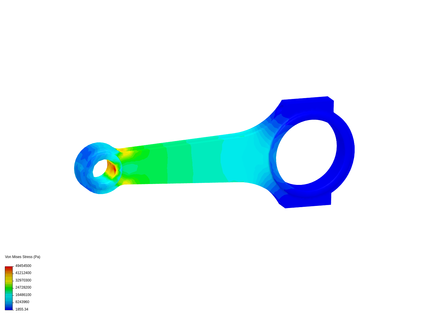 Tutorial 1: Connecting rod stress analysis image