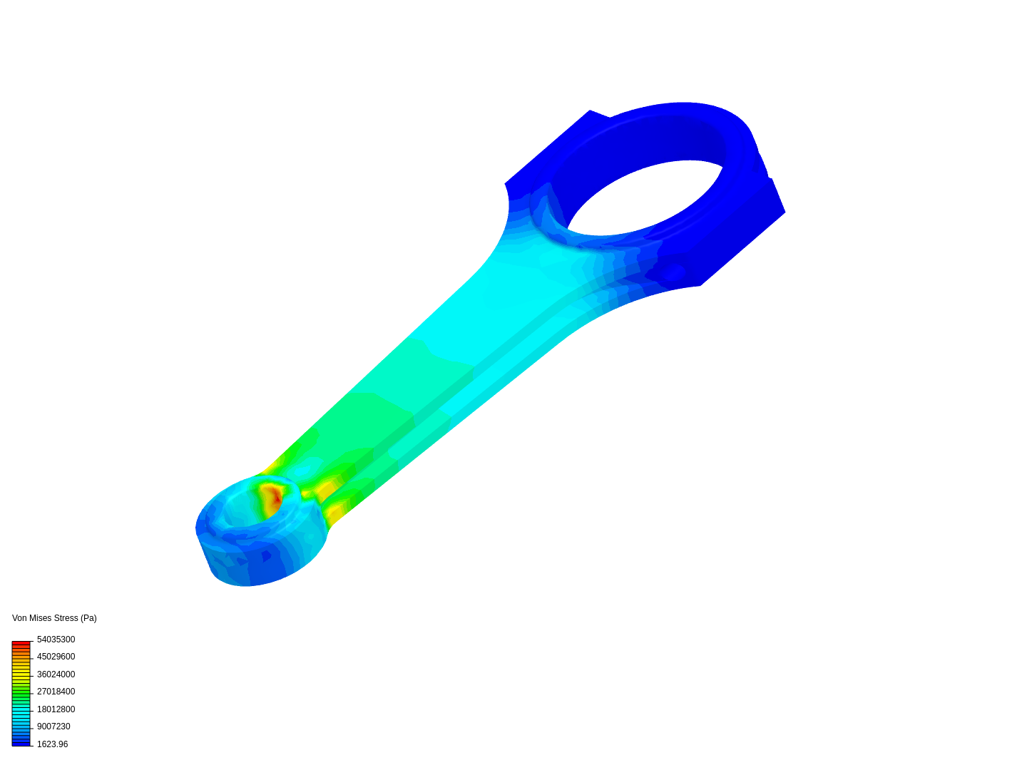 Tutorial 1: Connecting rod stress analysis image