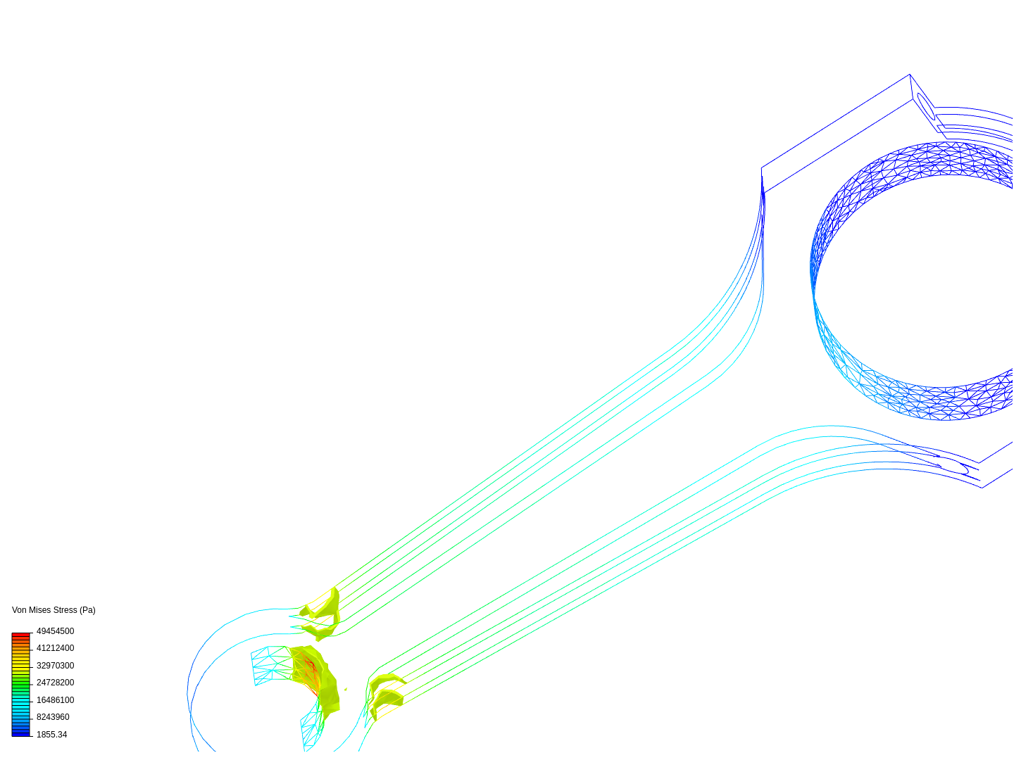 Tutorial 1: Connecting rod stress analysis image