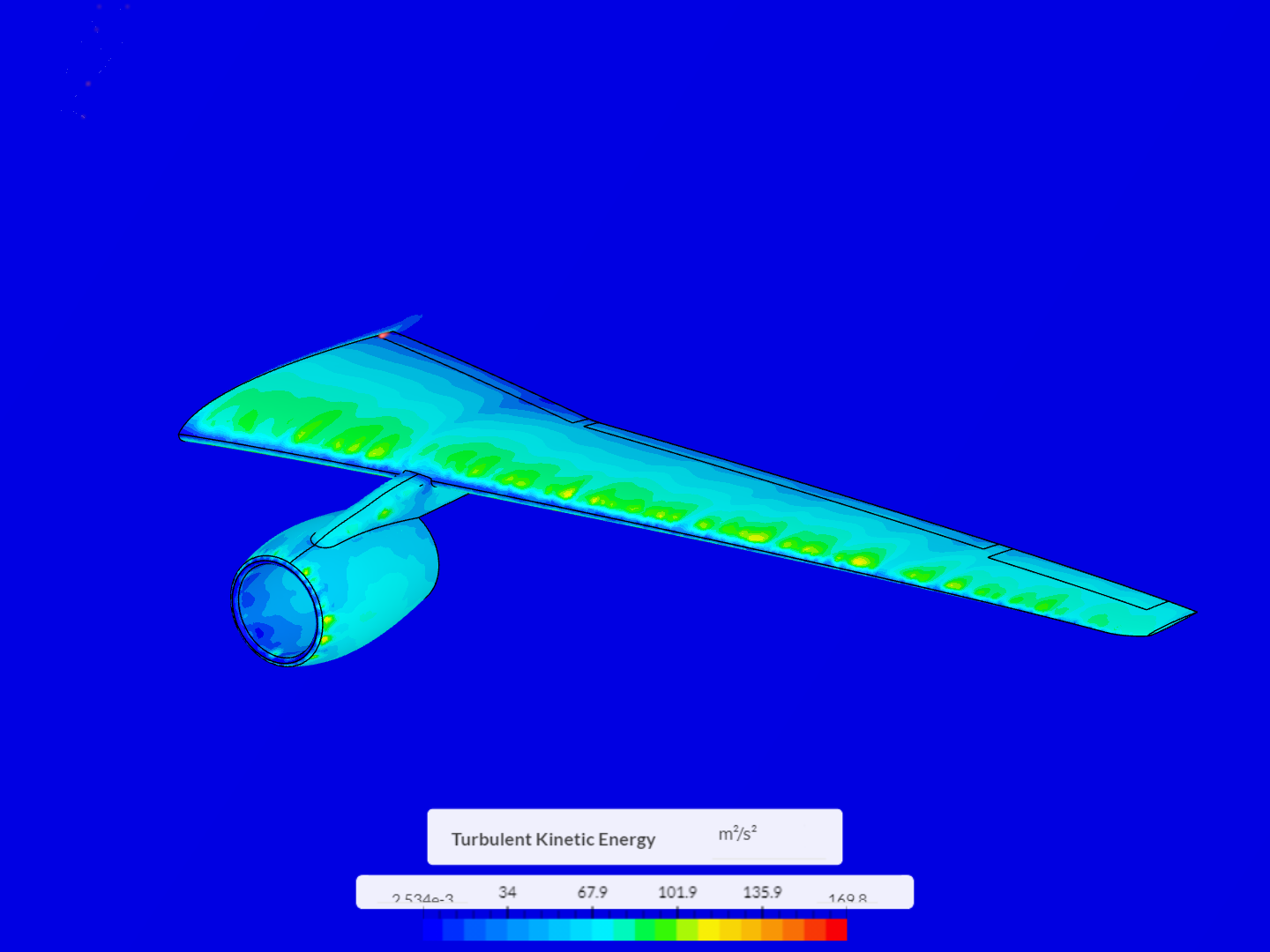 Compressible Flow Around a Wing image