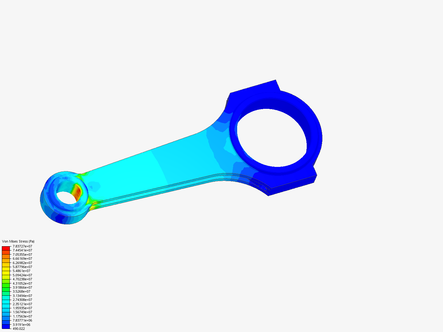 Tutorial 1: Connecting rod stress analysis image