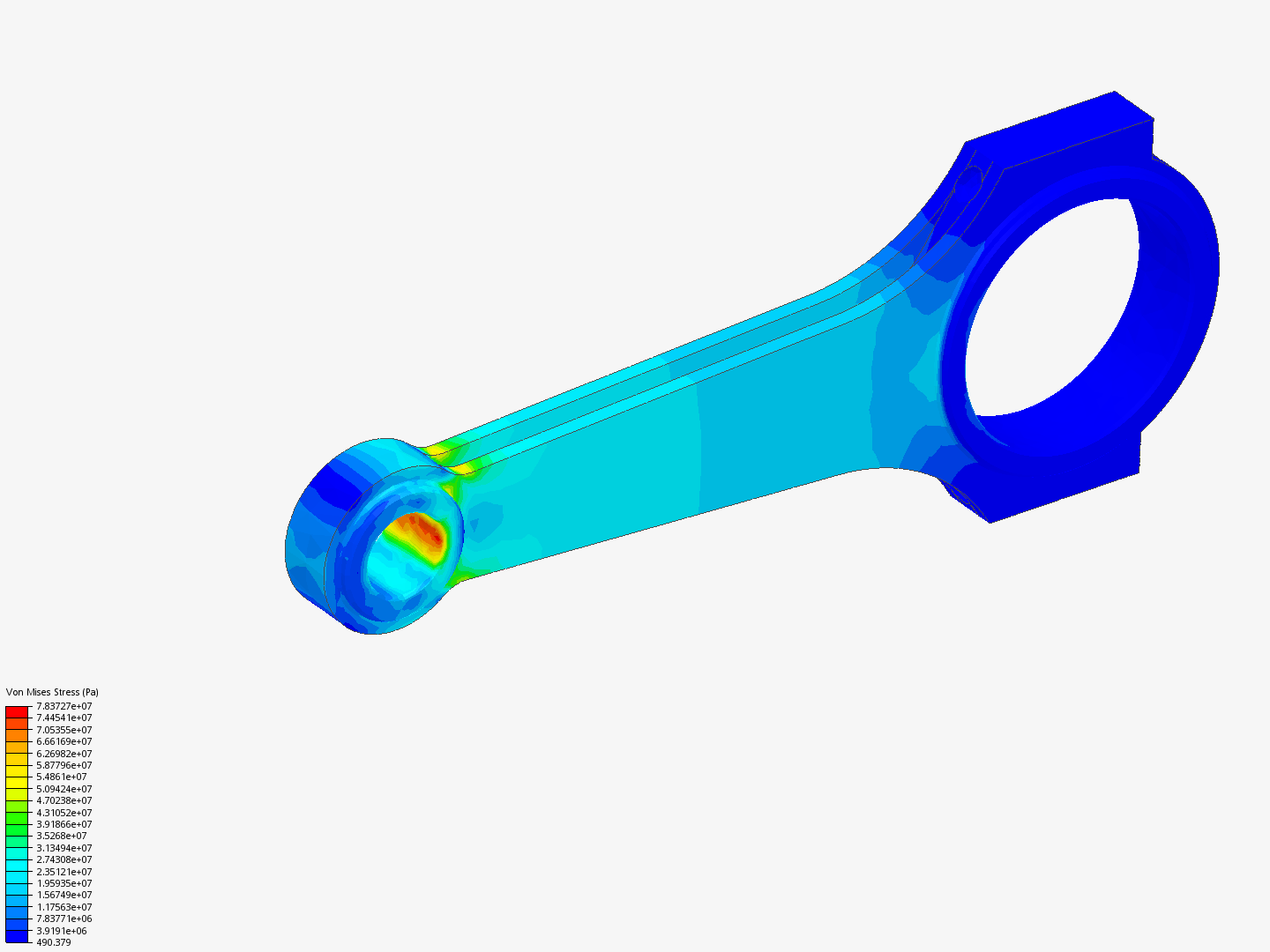 Tutorial 1: Connecting rod stress analysis image