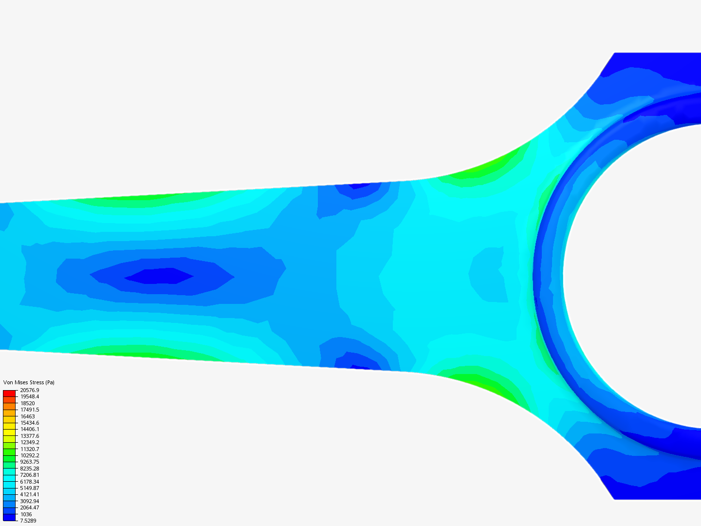 Tutorial 1: Connecting rod stress analysis image