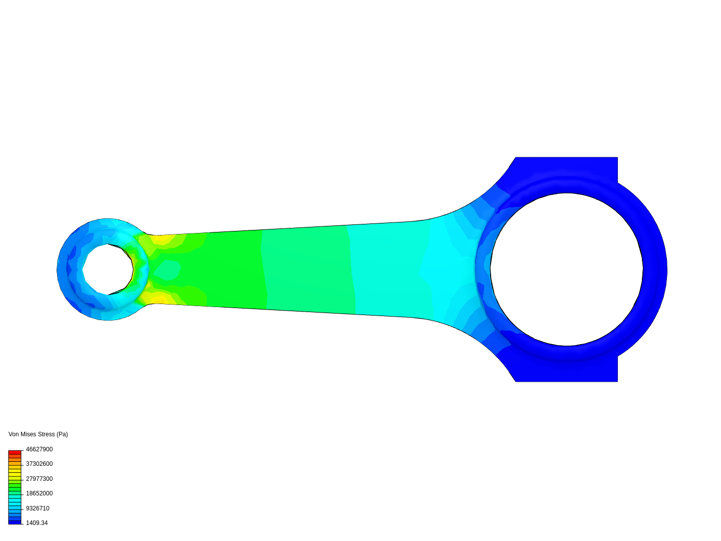 Tutorial 1: Connecting rod stress analysis image