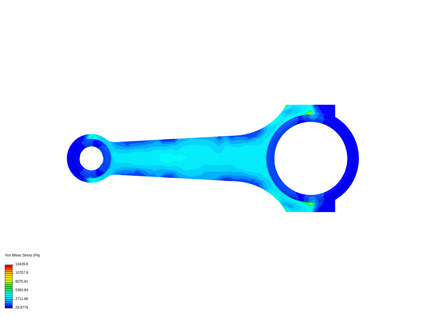 Tutorial 1: Connecting rod stress analysis image