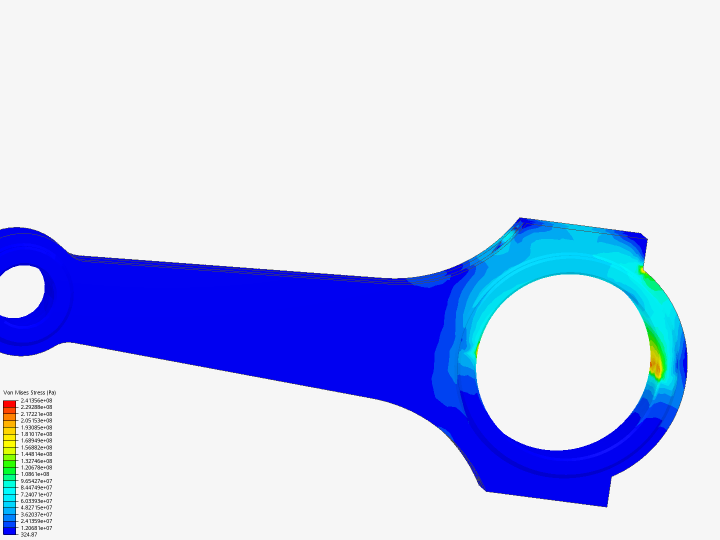 Tutorial 1: Connecting rod stress analysis image