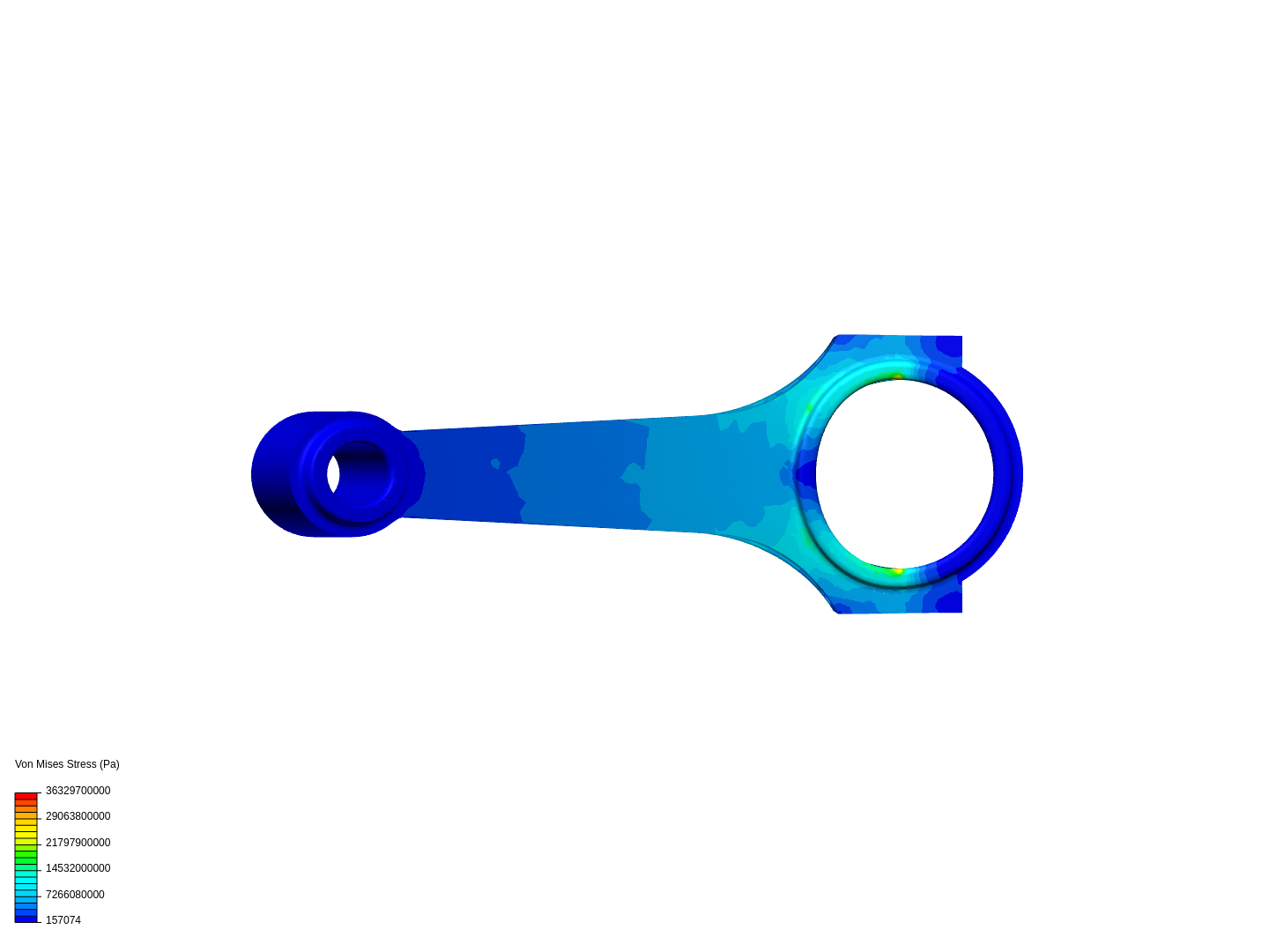 Tutorial 1: Connecting rod stress analysis image