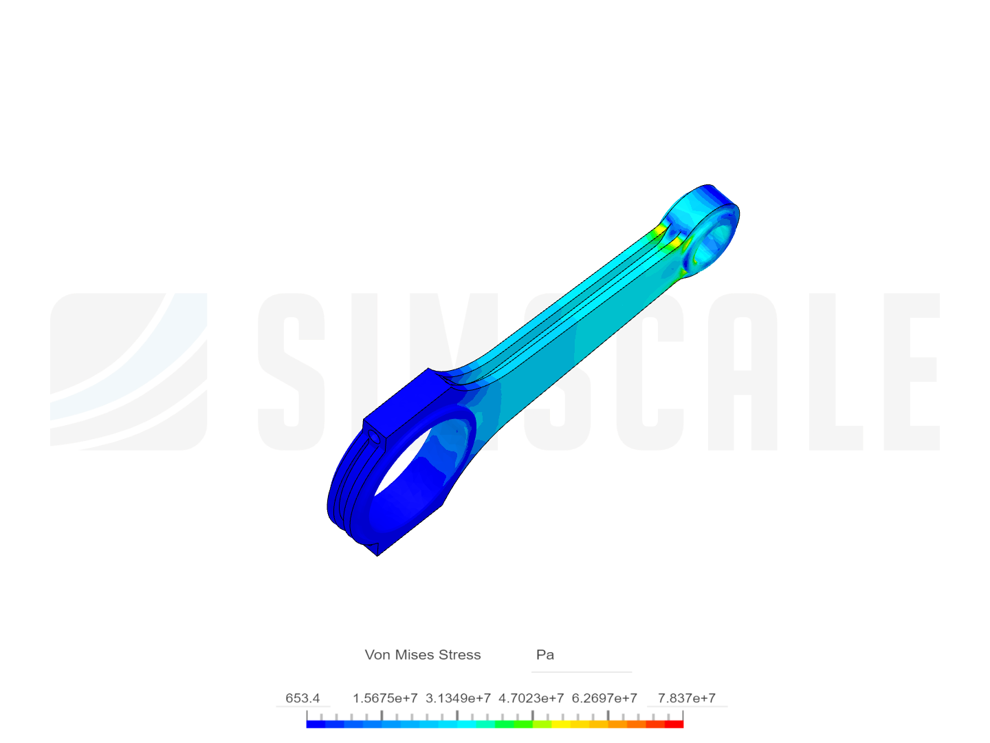 Tutorial 1: Connecting rod stress analysis image