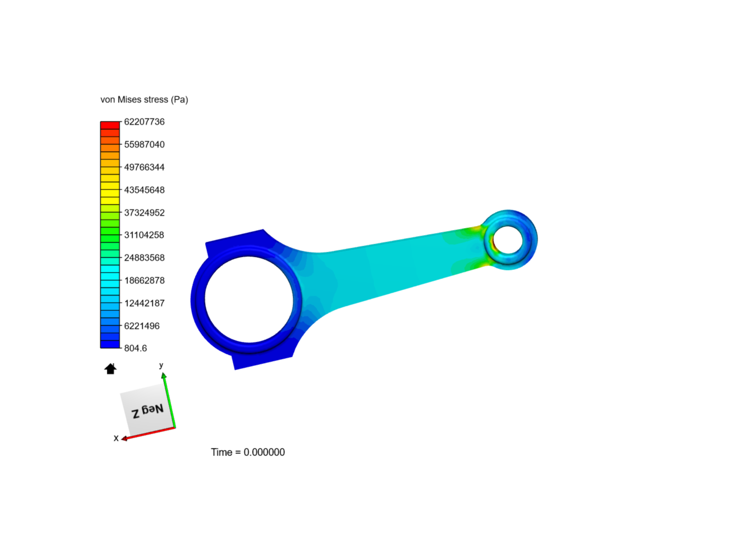 Tutorial 1: Connecting rod stress analysis image