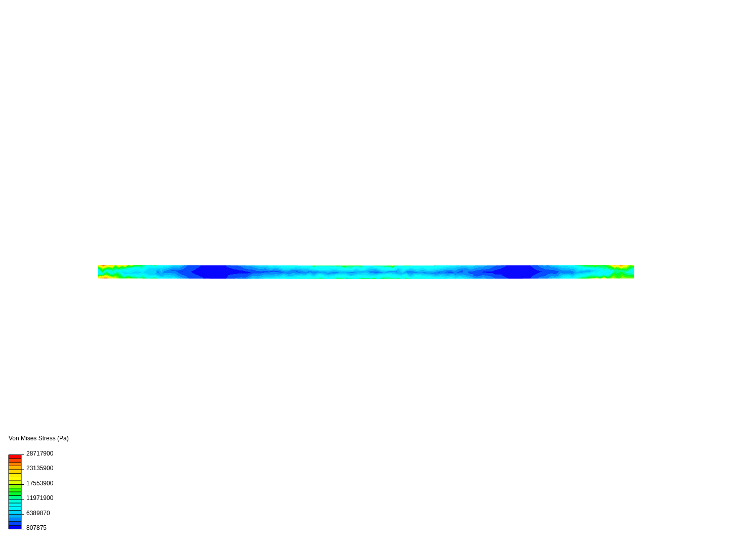 Beam deflection image