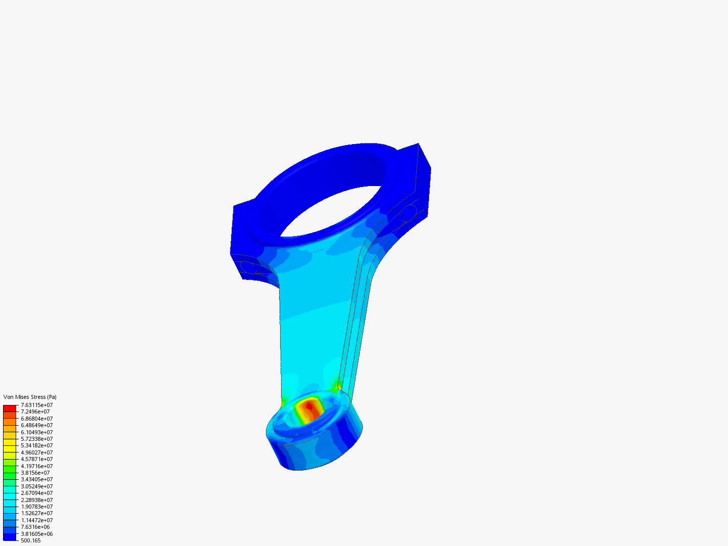 Tutorial 1: Connecting rod stress analysis image