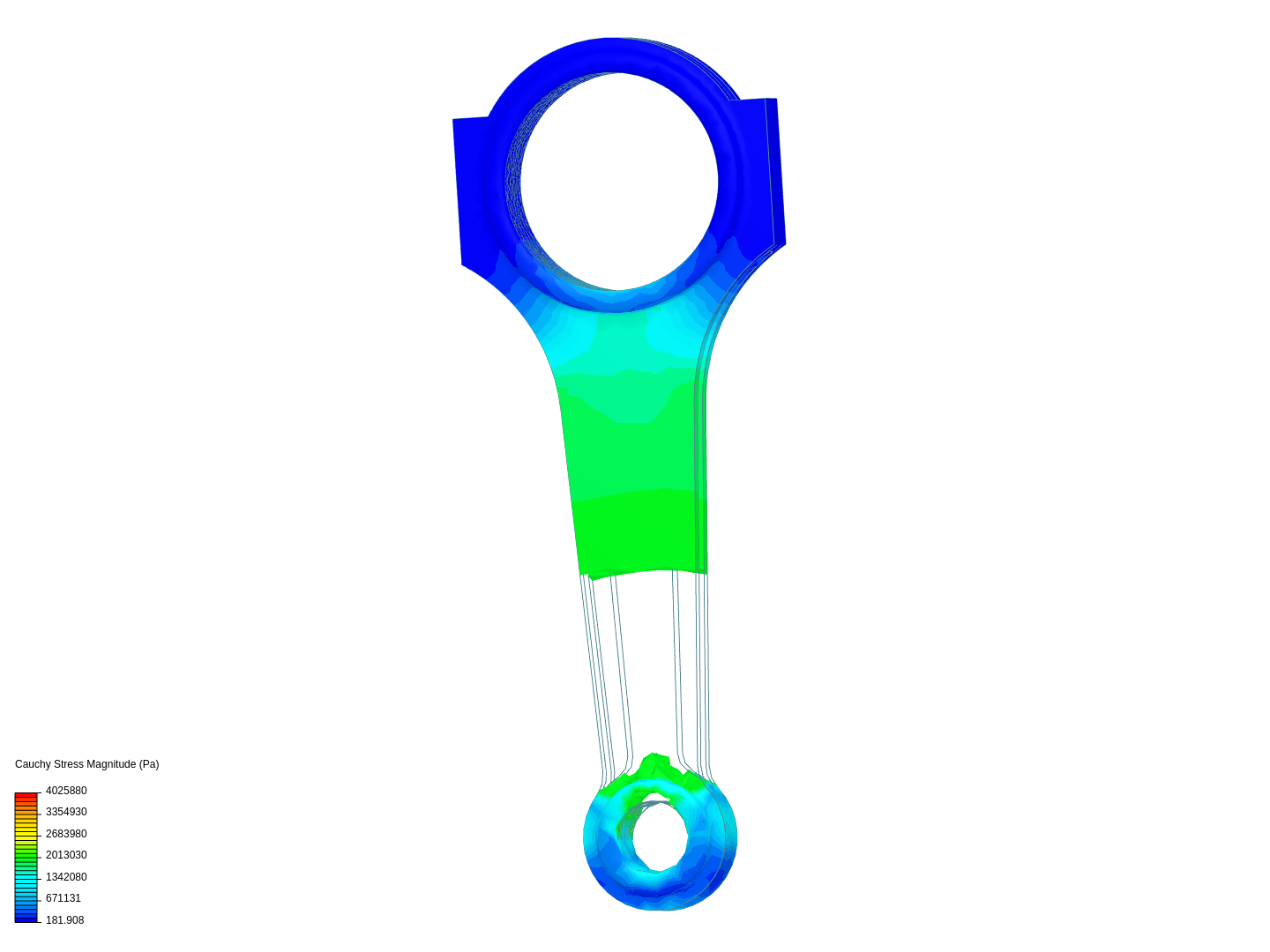 Tutorial 1: Connecting rod stress analysis image