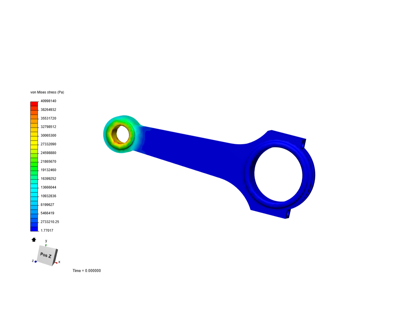 Tutorial 1: Connecting rod stress analysis image