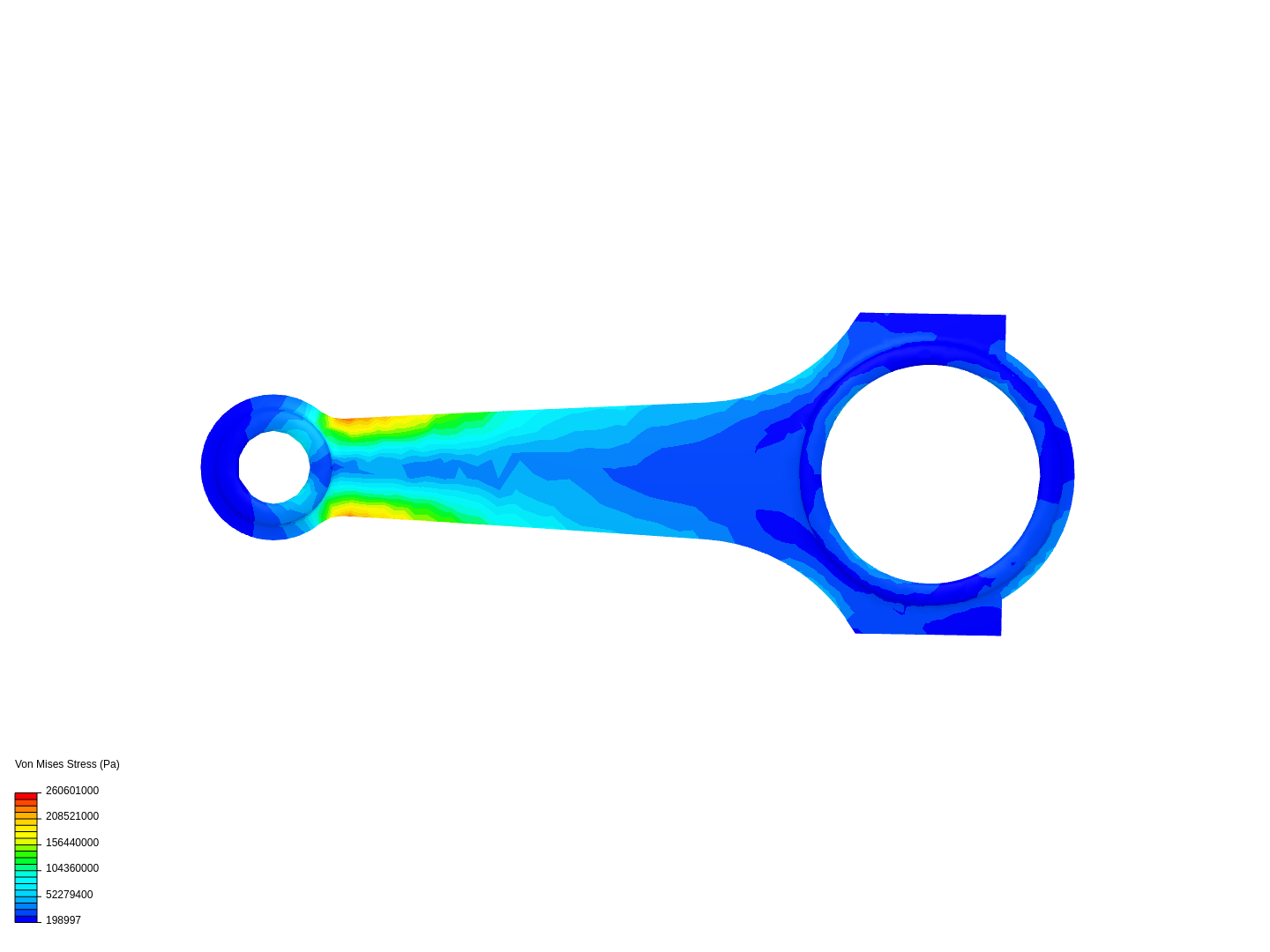 Tutorial 1: Connecting rod stress analysis image