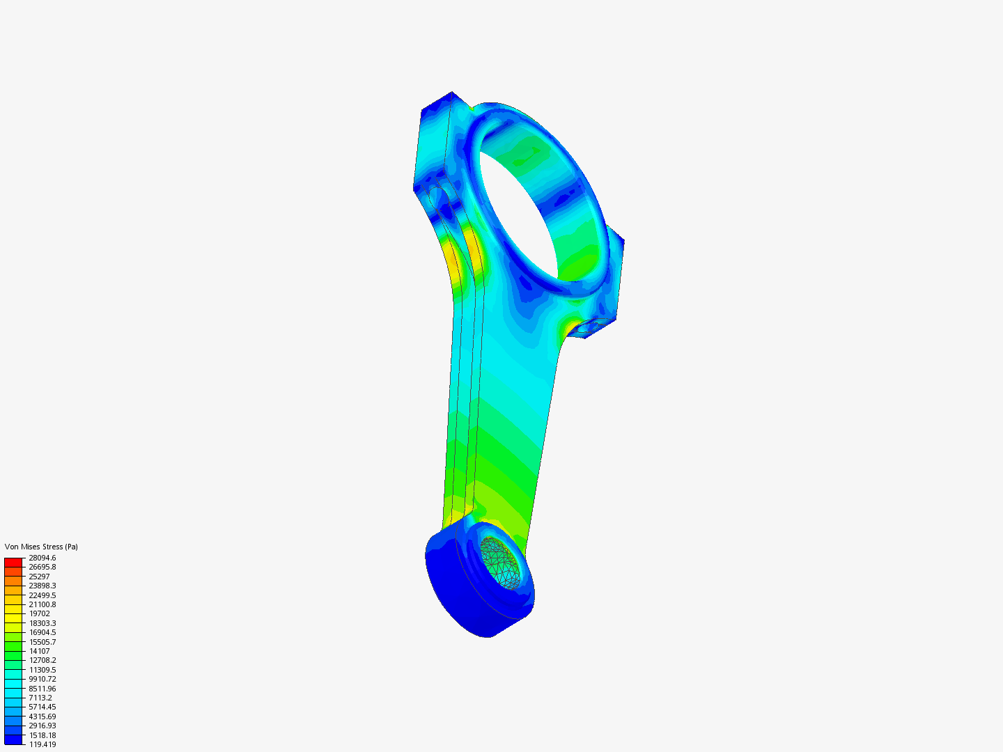 Stress Analysis of a connecting rod image