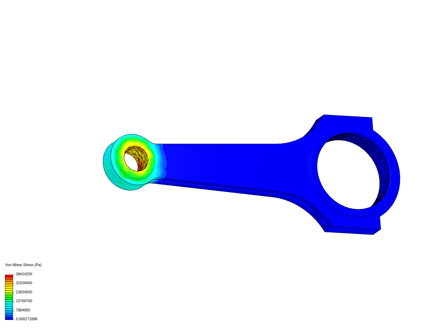 Tutorial 1: Connecting rod stress analysis image